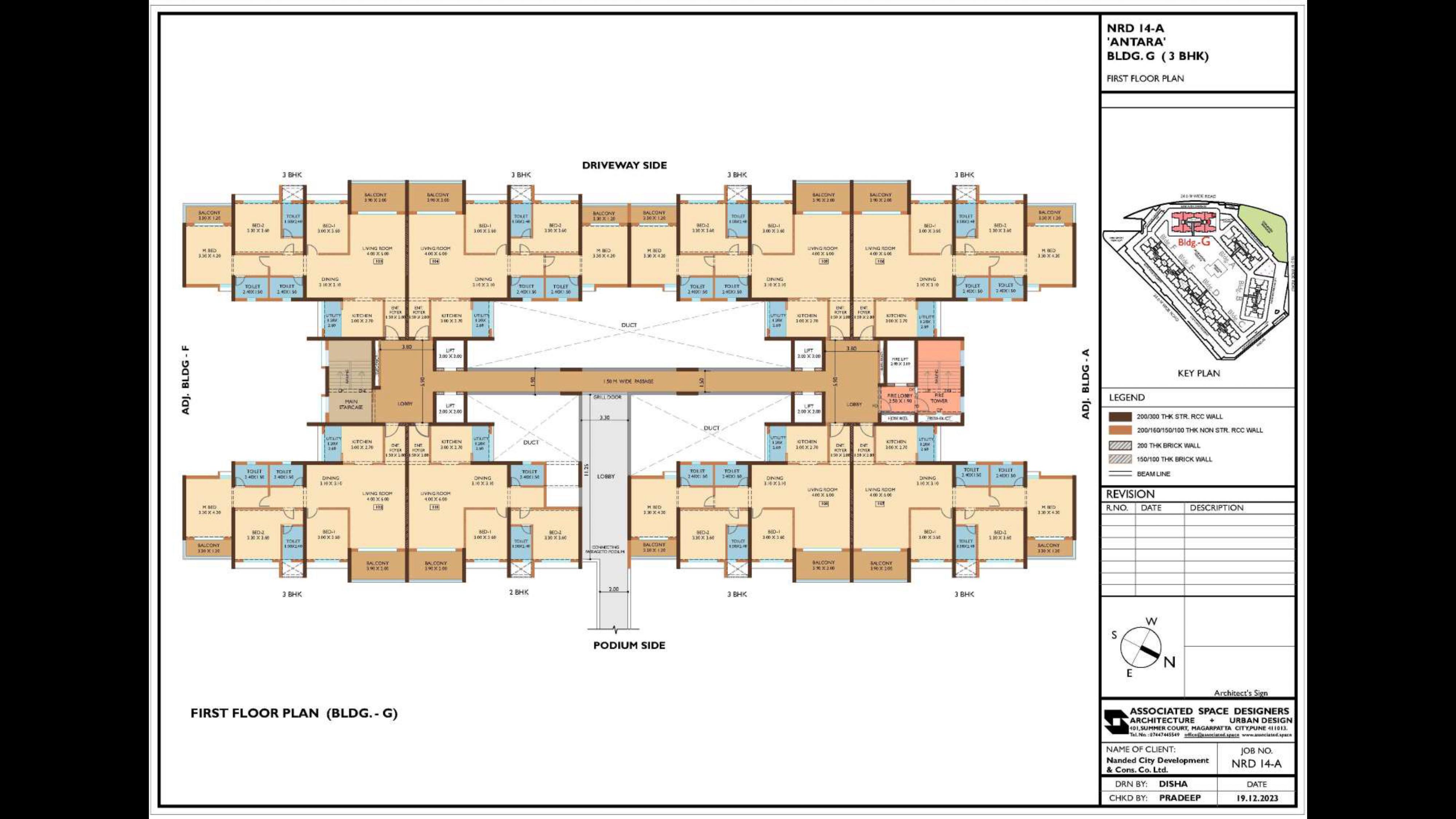 Antara 3 BHK floor plan