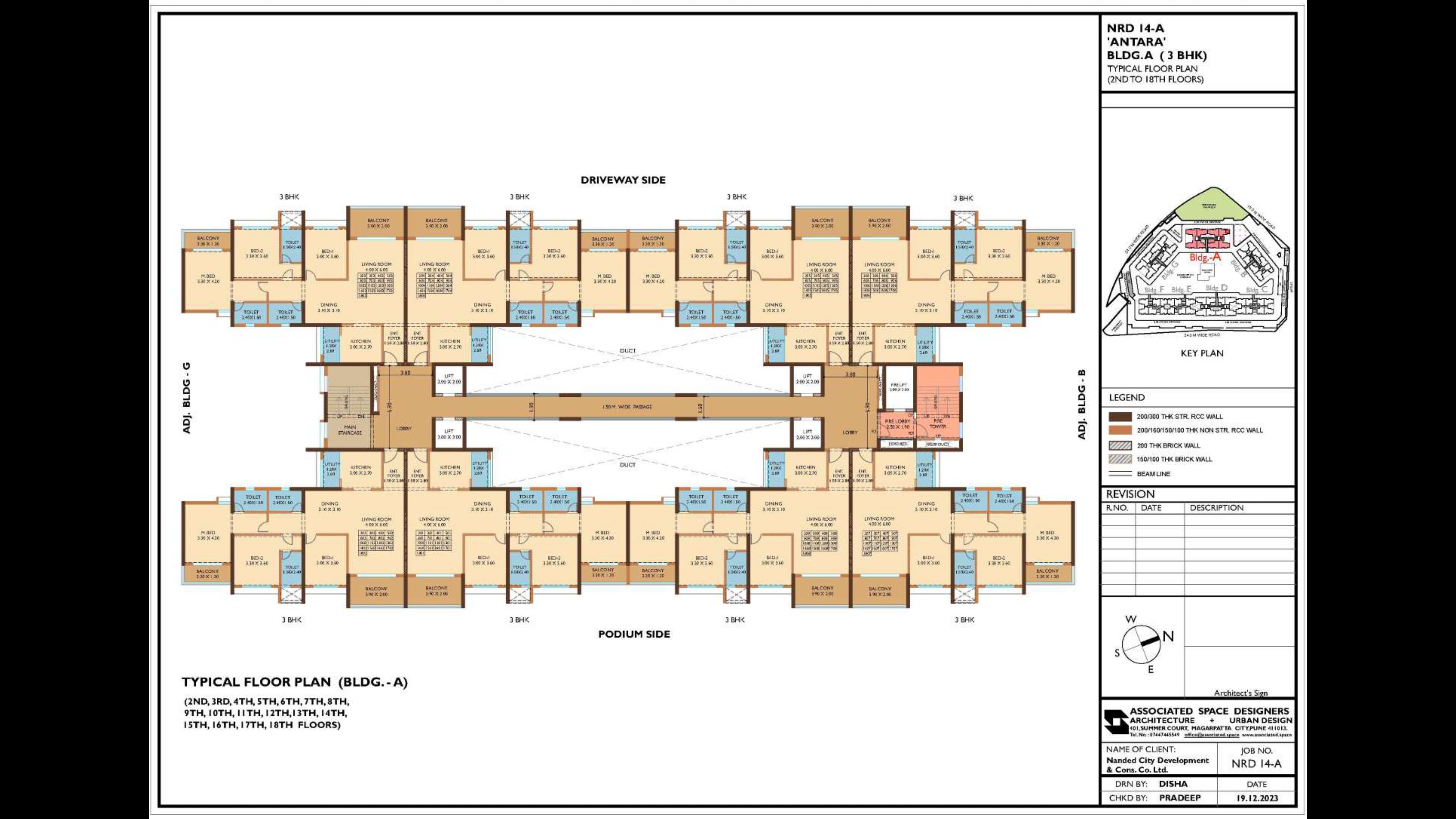 Antara 3 BHK floor plan